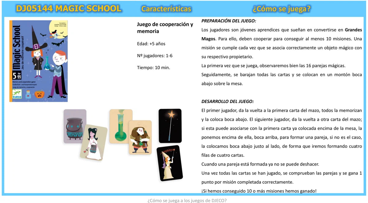 Cartas Magic school