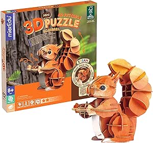 mierEdu Mini puzzle 3D - Ardilla