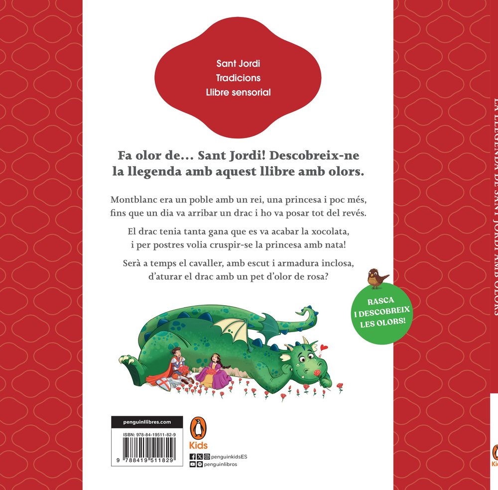 LA LLEGENDA DE SANT JORDI AMB OLORS