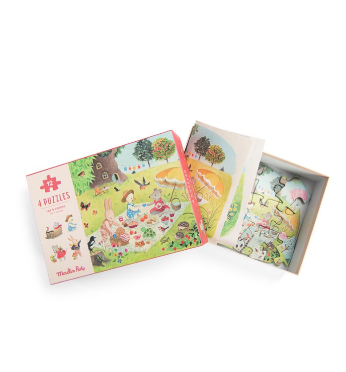4 mini puzzles Las Estaciones