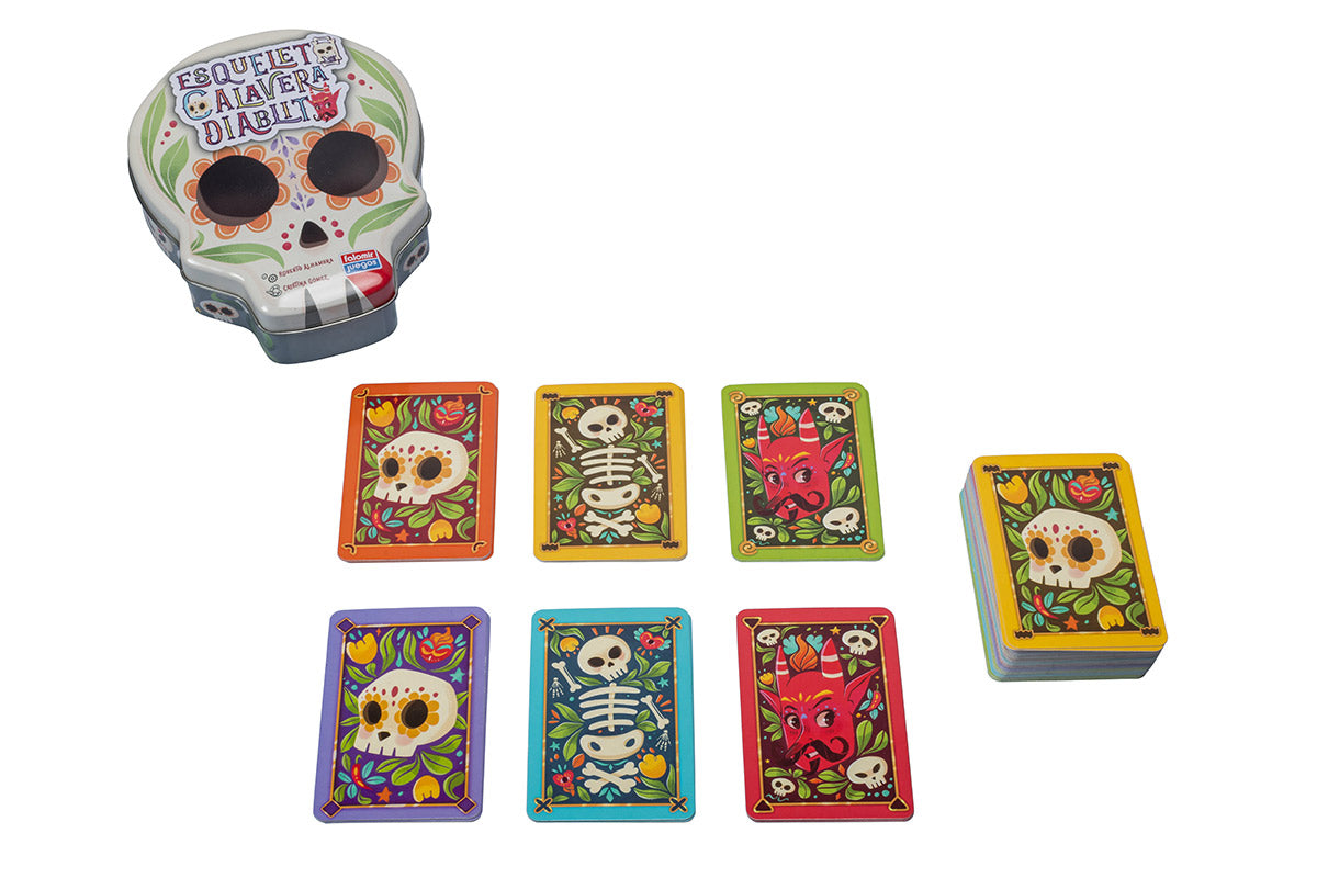 Esqueleto, Calavera y Diablillo