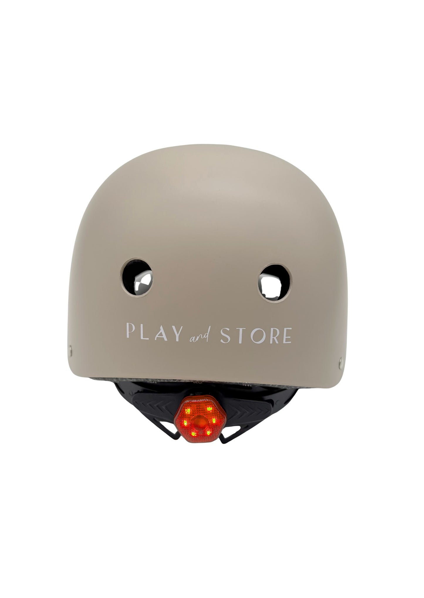 CASCO CON LUZ PLAY AND STORE - TAUPE