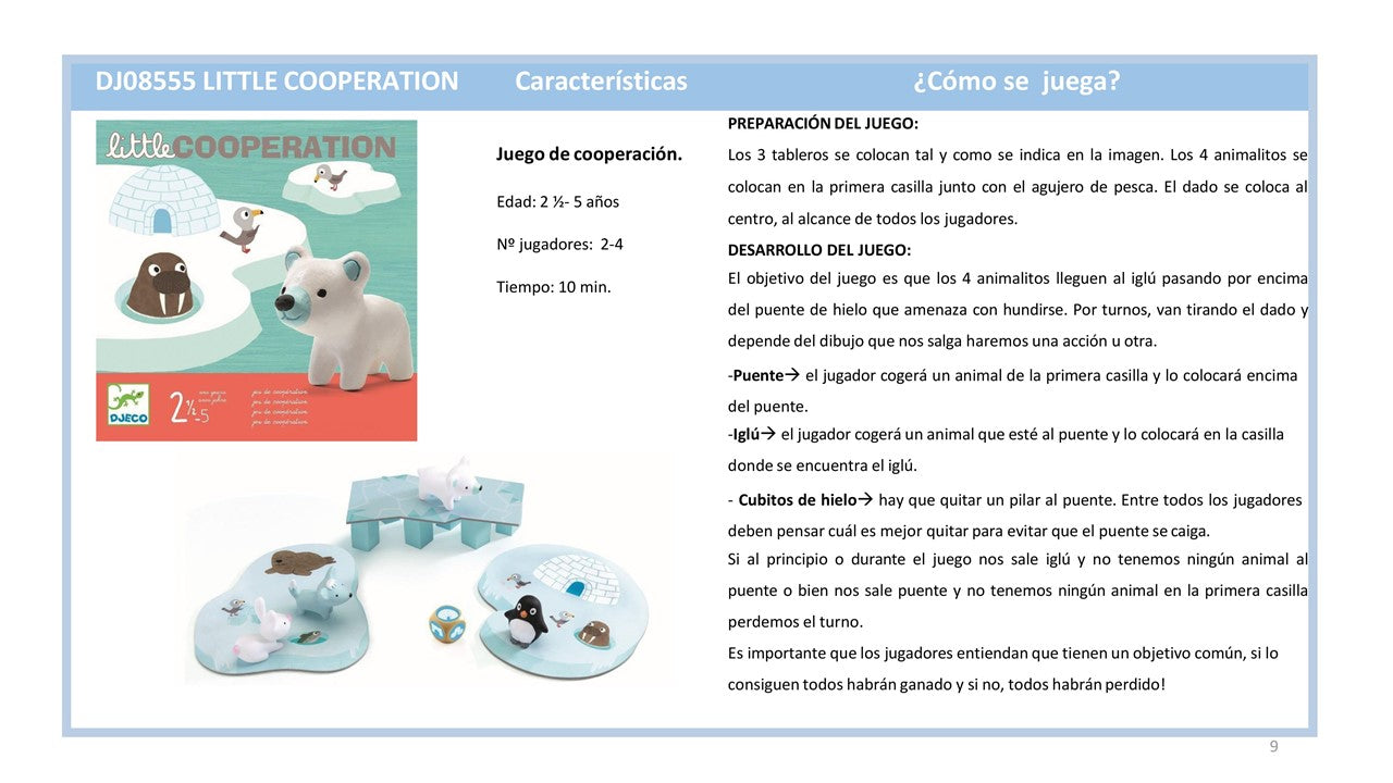 Juego Little Cooperation