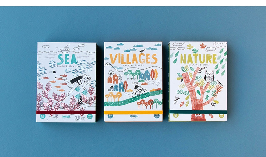 Village calm stamps