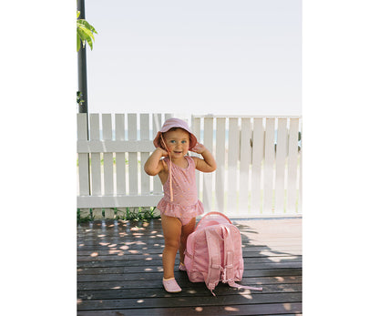 Mochila Infantil Antiarena Whale Pink