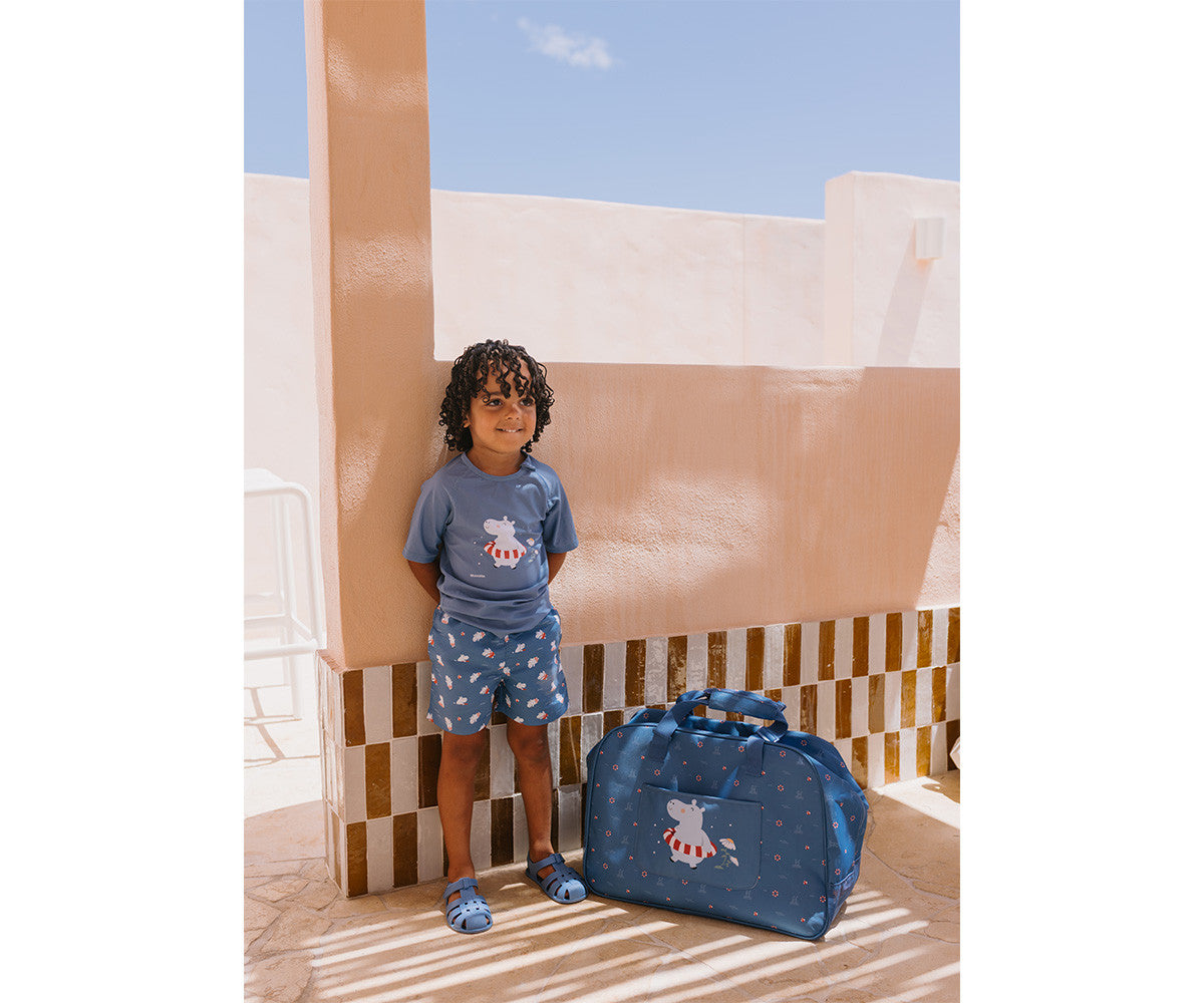 Bolso de Playa con Rejilla Hippos