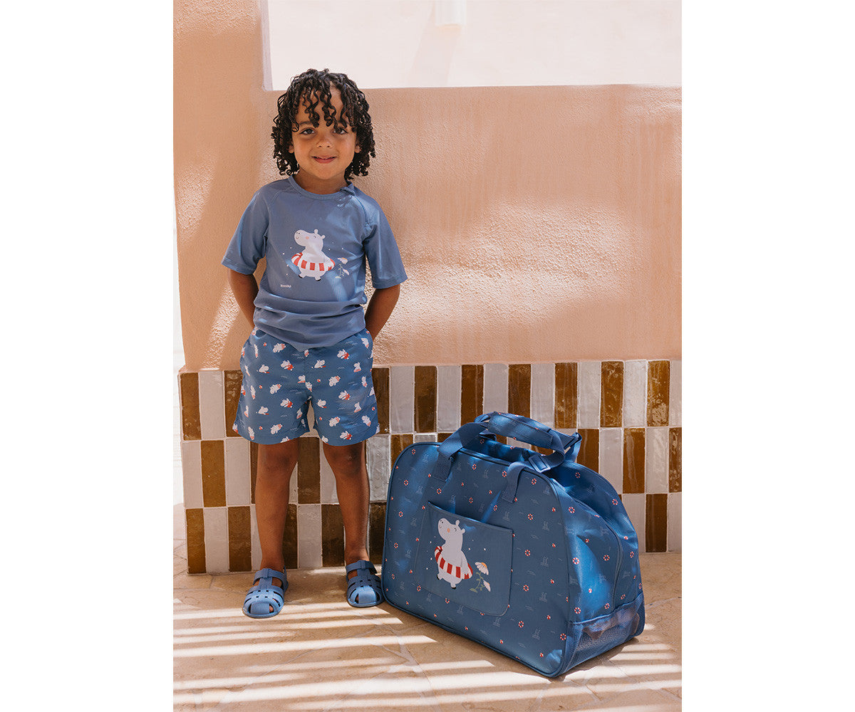 Bolso de Playa con Rejilla Hippos