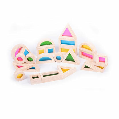 Conjunto 24 bloques arco iris