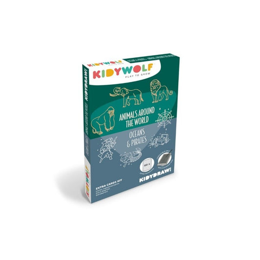 Plantillas KIDYDRAW Mini Animales del Mundo y Ocean&Pirates