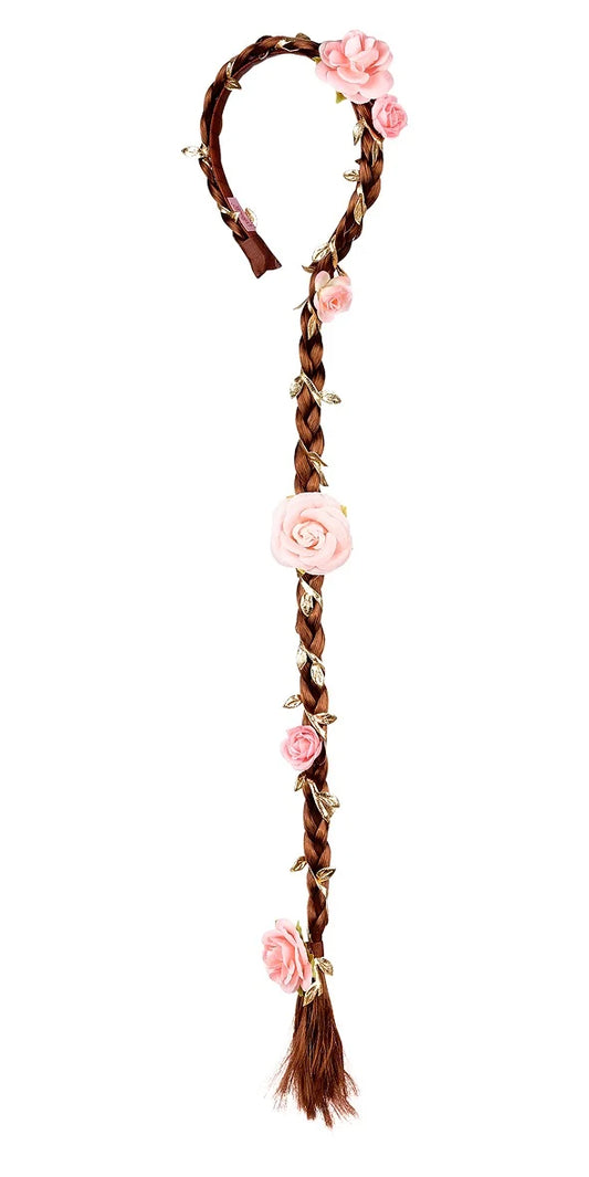 Hairband Taylor, brown with flowers
