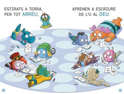 VAIG A L'ESCOLA COM MOLA APRENDRE A LLEGIR A L'ESCOLA DE MONSTRES