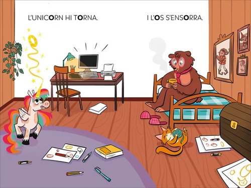 L'UNICORN DE LES LLETRES - UN OS TREBALLADOR