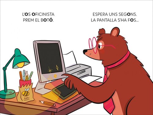 L'UNICORN DE LES LLETRES - UN OS TREBALLADOR