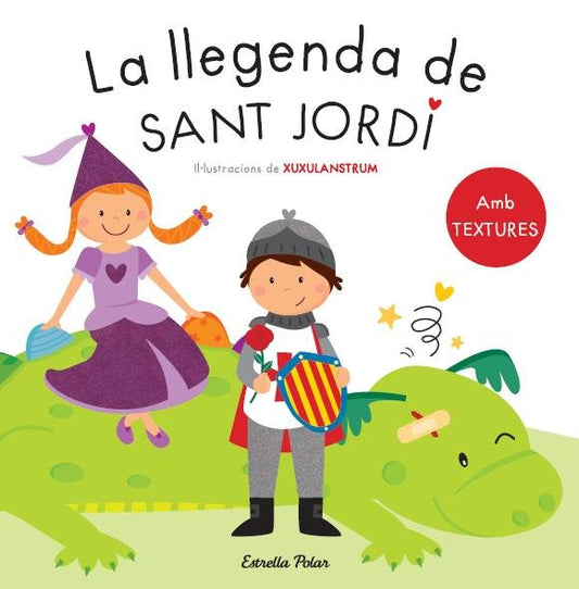 LLEGENDA DE SANT JORDi AMB TEXTURES