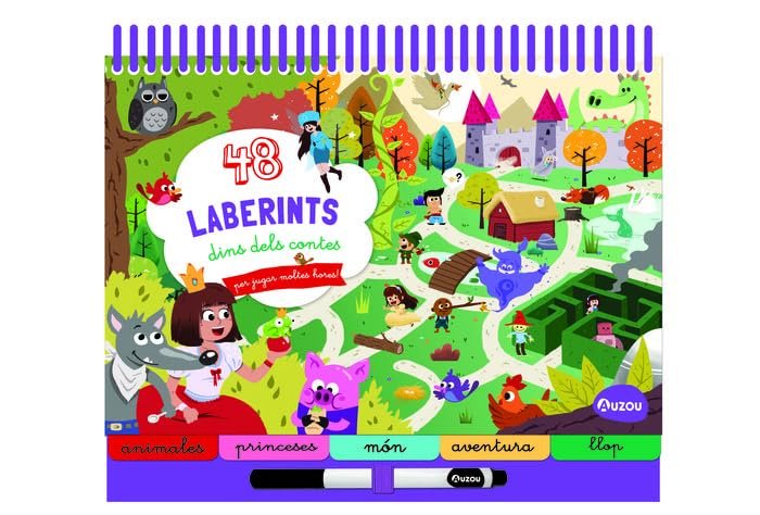 48 LABERINTS DINS DELS CONTES PER JUGAR MOLTES HORES