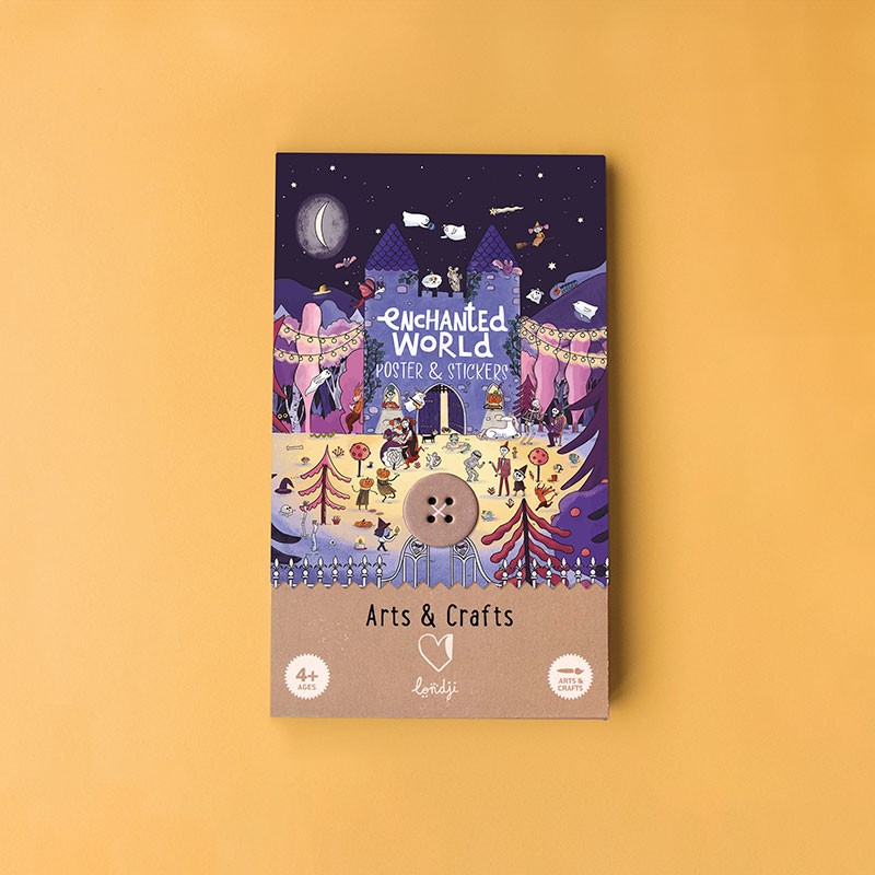 ACTIVITY - ENCHANTED POSTER&STICKERS *NEW*