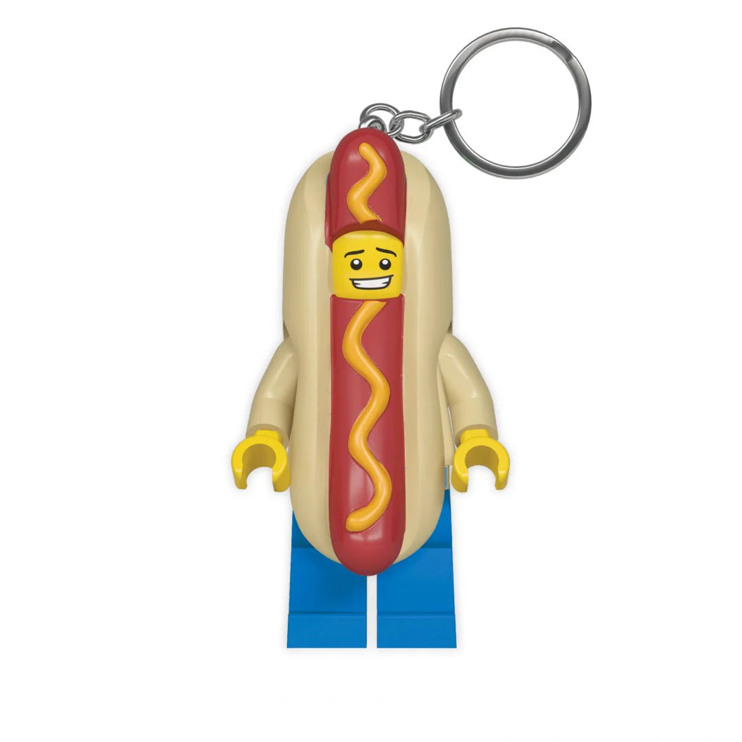 Llavero con linterna de perrito caliente LEGO®