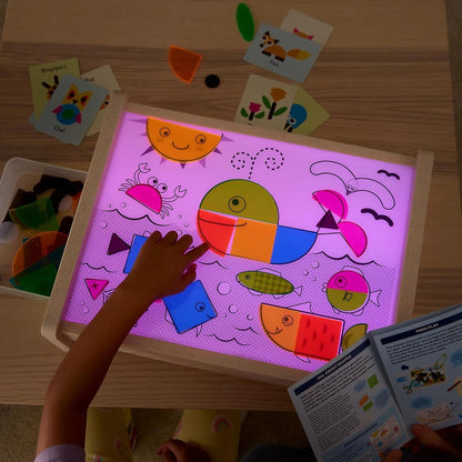 Mesa de luz con kit educativo