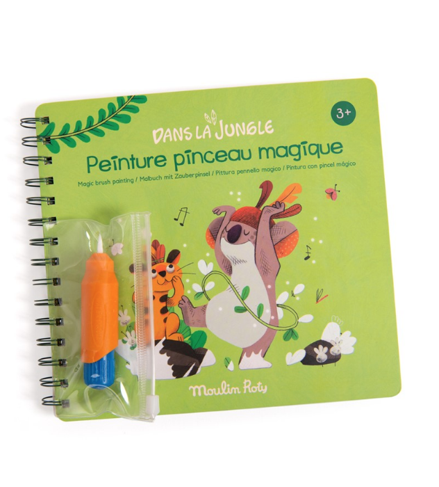 Pintura pincel mágico Jungla