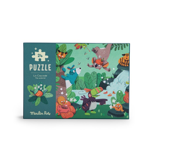 Puzzle fosforescente La Cascada Jungla (24 piezas)