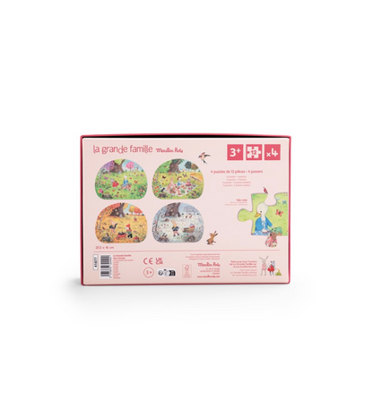 4 mini puzzles Las Estaciones