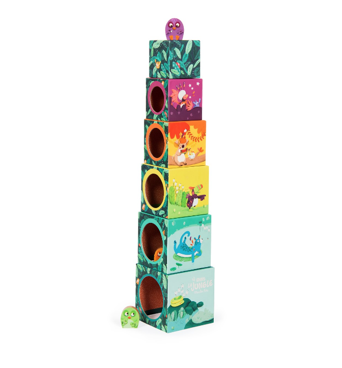 Cubos apilables Jungla