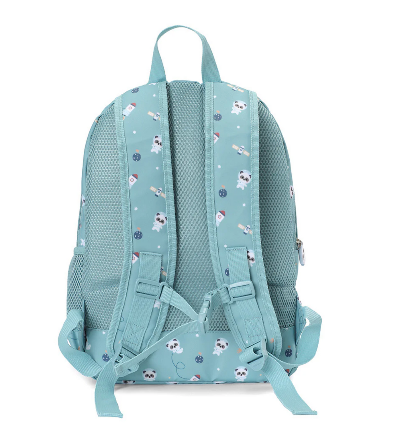 Mochila Mediana Pandas in Space + Llavero