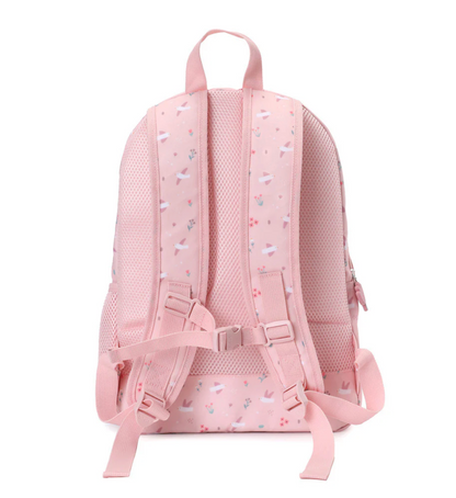Mochila Mediana Blossom Birds + Llavero