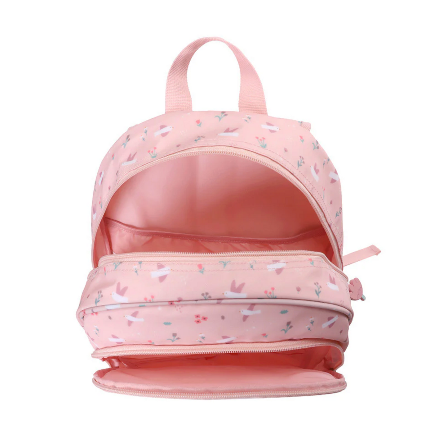 Mochila Mediana Blossom Birds + Llavero