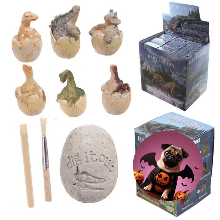 Kit de Excavación EscavaSaurios Juguete Huevo de Dinosaurio