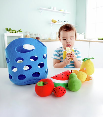 Cesta de Frutas de Tela