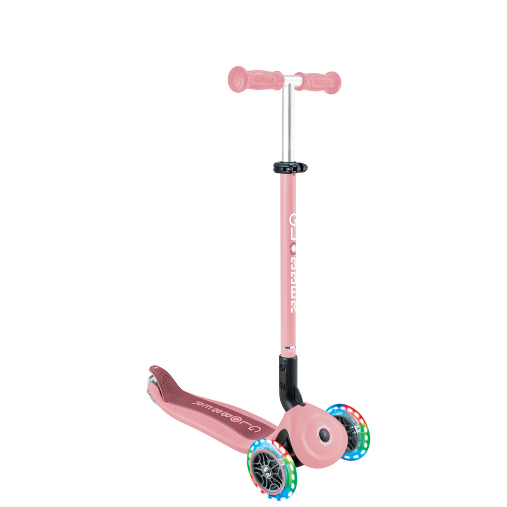 Patinete Globber Go up Actives Luces Rosa