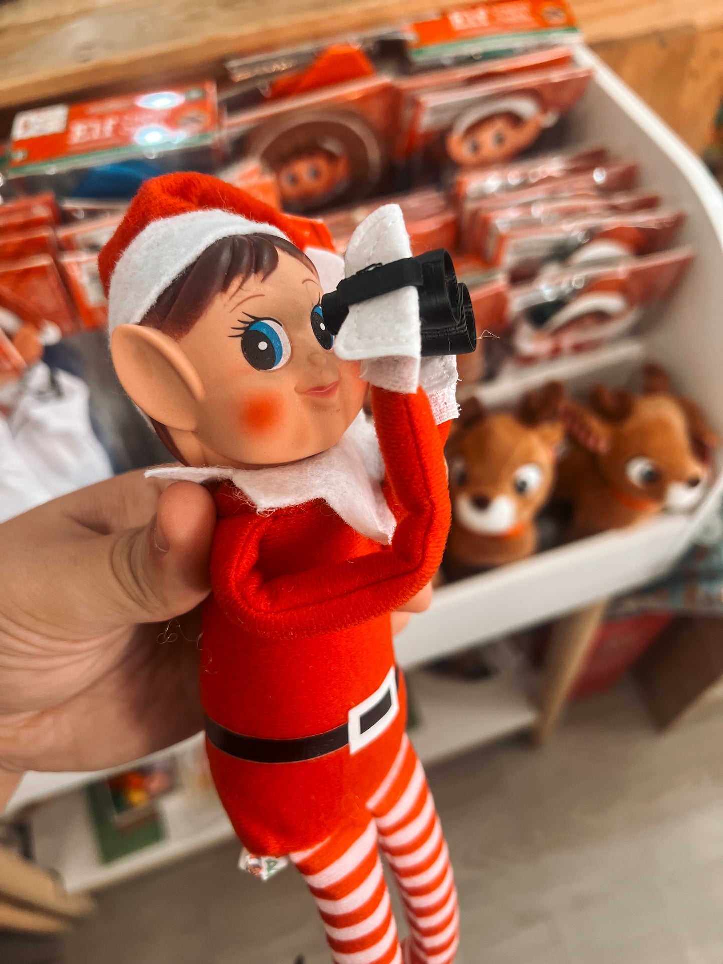 Mini prismáticos para elfo travieso