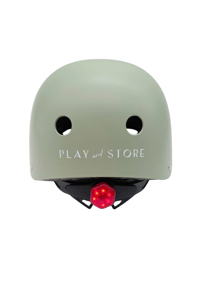 CASCO CON LUZ PLAY AND STORE - GREEN