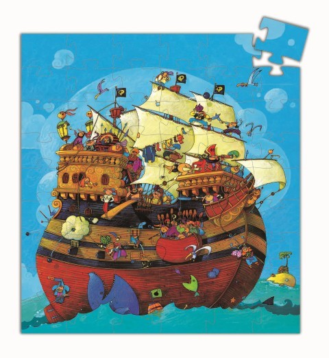 Puzzle Silueta El Barco Pirata