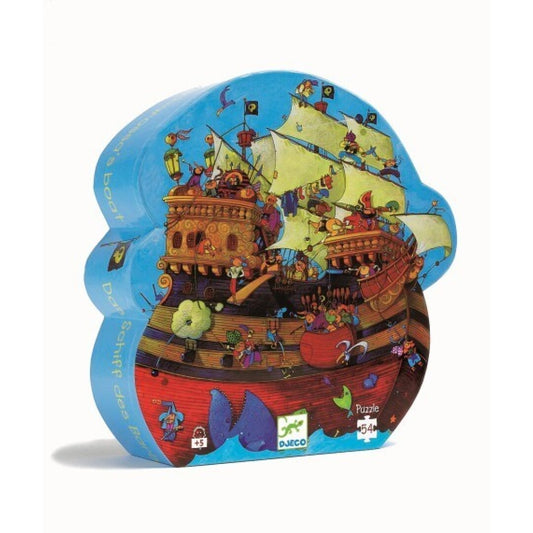 Puzzle Silueta El Barco Pirata