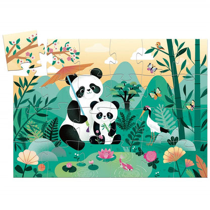 Puzzle Silueta Leo el panda
