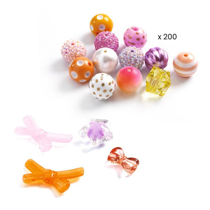 Perles Bulles: kit de collares (oro)