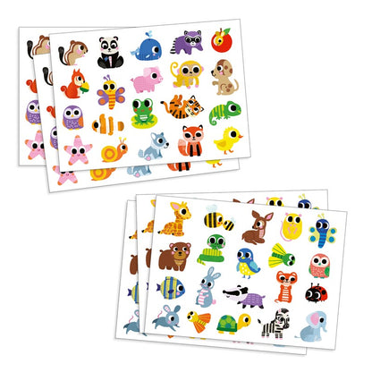 Pegatinas stickers bebés animales