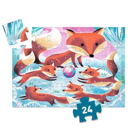 Puzzle Silueta Pequeño zorro