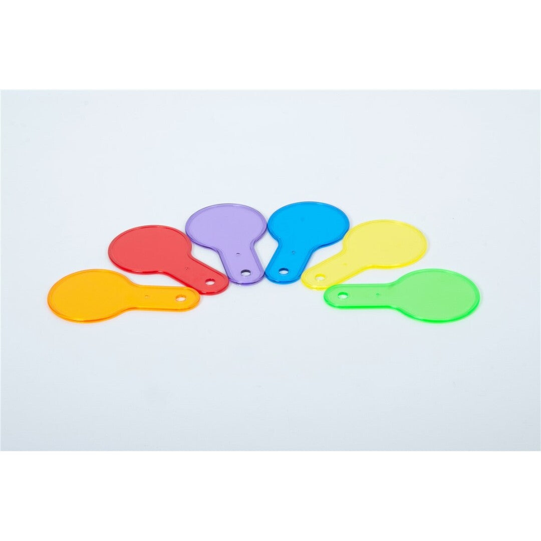 Conjunto 6 palas de colores translucidos