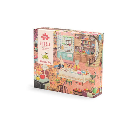 Puzzle En casa Gran Familia (100 piezas)