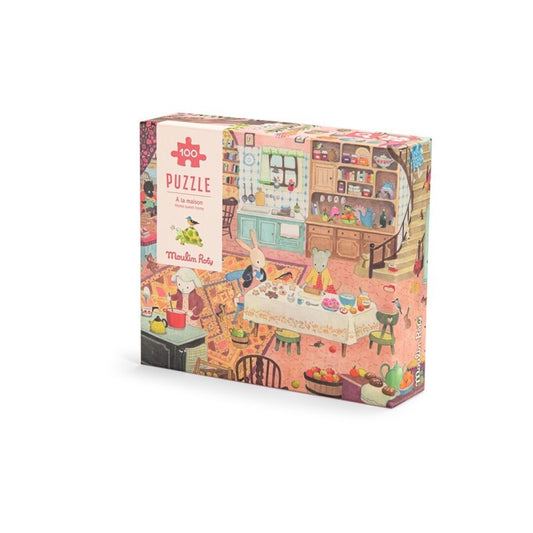 Puzzle En casa Gran Familia (100 piezas)