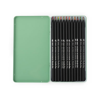 12 lápices de colores multicolor