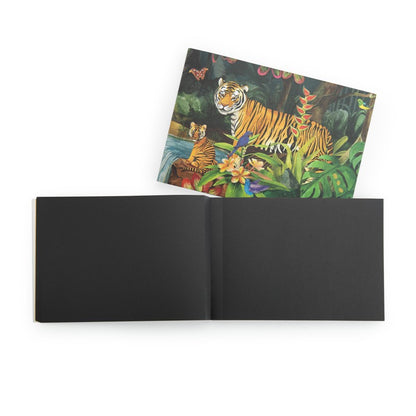 Cuaderno de dibujo hojas negras Tout autour du monde