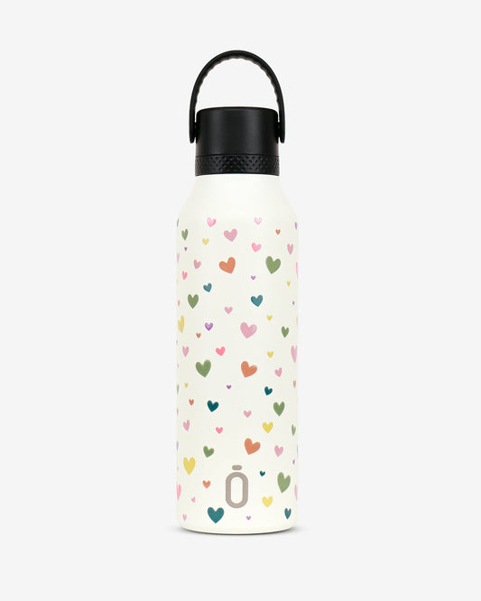 Botella Mii 60 Confeti Corazones Cream