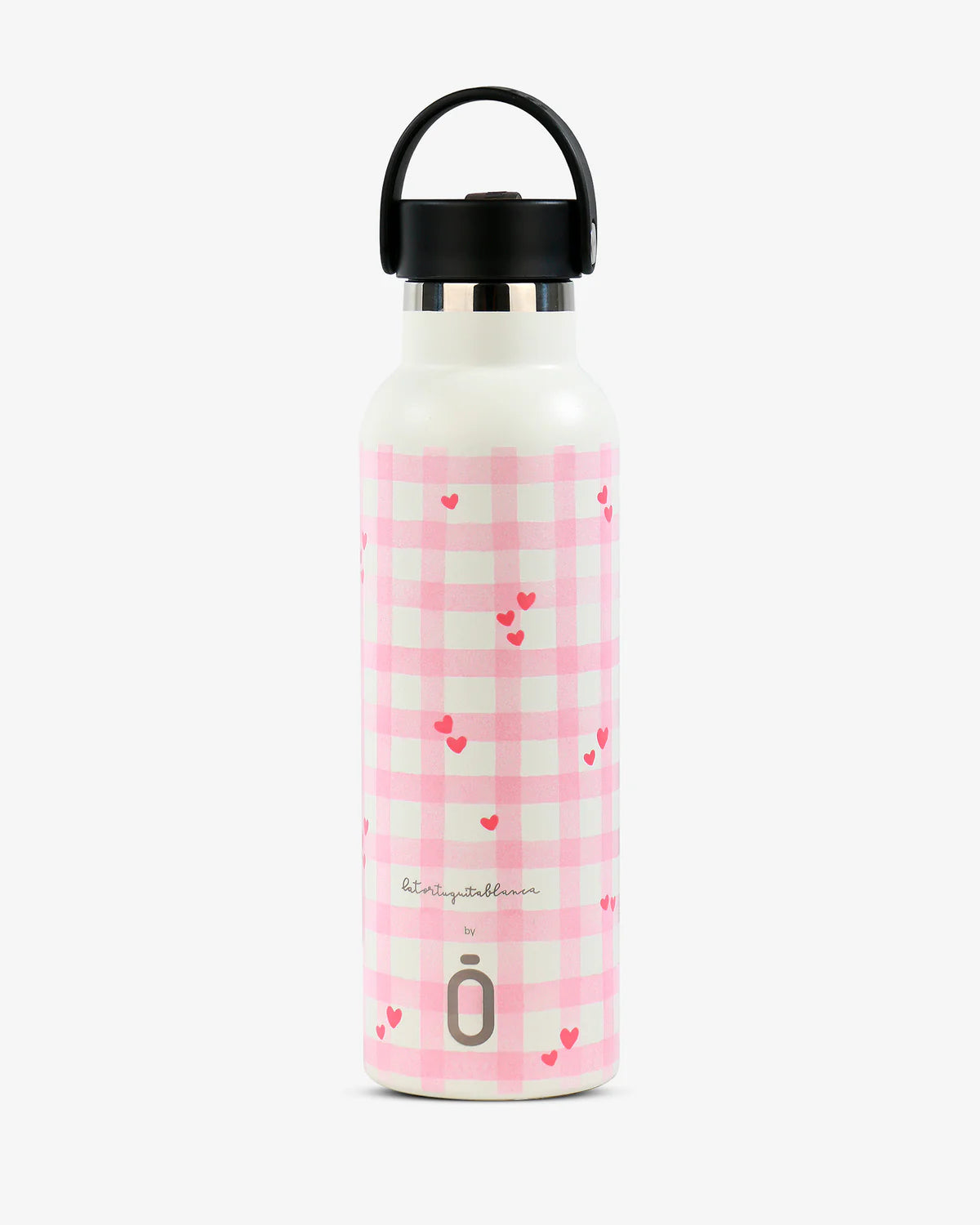 BOTELLA TERMO 'RUNBOTT MII' LA TORTUGUITA BLANCA VICHY SWEET 600ML