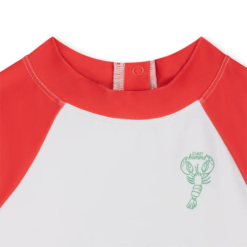 Camiseta Protección Solar - Catch a wave Red