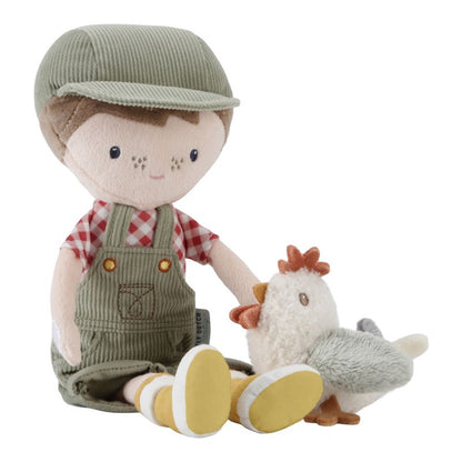 JIM GRANJERO CON GALLINA MUÑECO BLANDITO