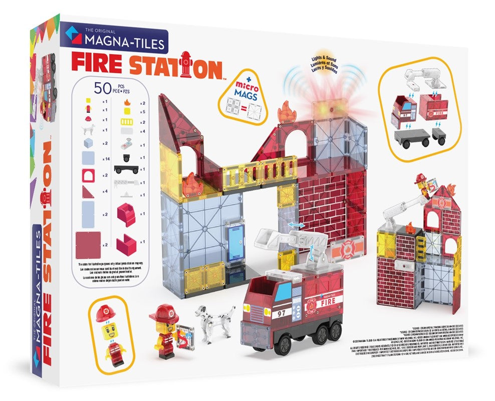MAGNA-T Fire Station™ Set 50 pcs